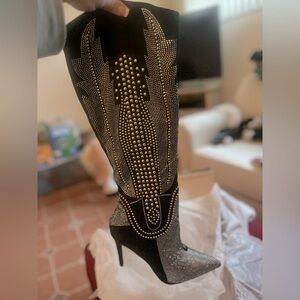 size 9 Cape Robbin Olkley Knee High Cowboy Boots